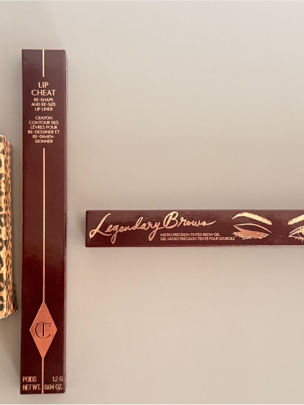 Charlotte Tilbury Lip Cheat & Legendary Brows Duo - Deep Brown